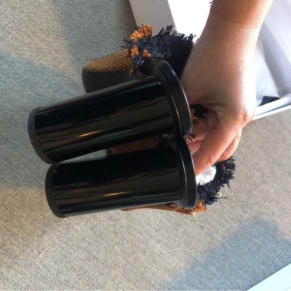 Proenza Schouler Woven Fringe Sandals Mules 38.5 - Picture 6 of 6